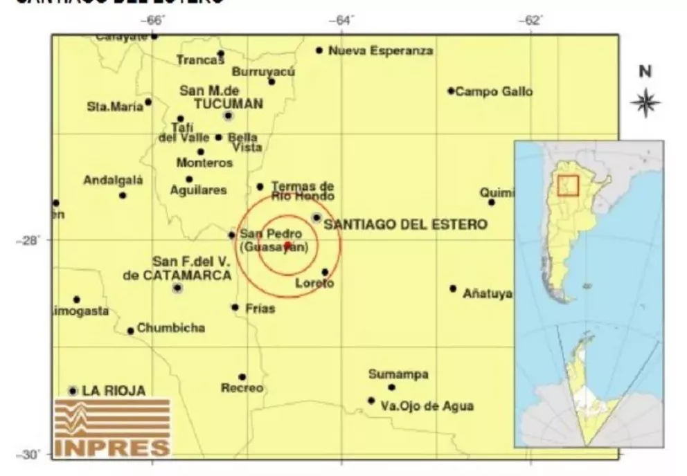 Un fuerte temblor sacudió la mañana de los santiagueños