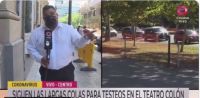 Por un golpe de calor: un periodista se desmayó en vivo mientras hacía un móvil (VIDEO)