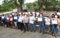 Entregaron 26 viviendas sociales en la localidad de Villa Guasayán 