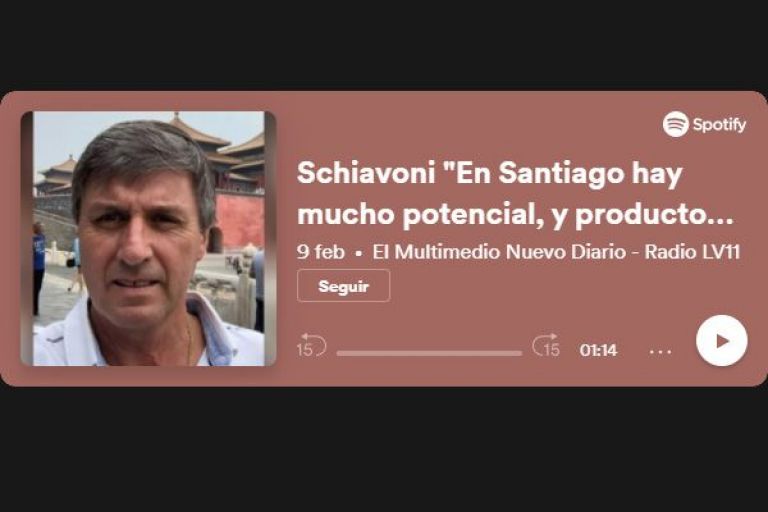 Schiavoni: "En Santiago hay mucho potencial, y productos perfectamente exportables a EE.UU"