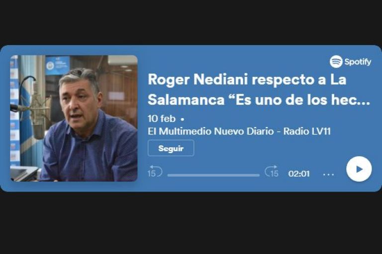 Roger Nediani respecto a La Salamanca “Es uno de los hechos culturales más importantes”