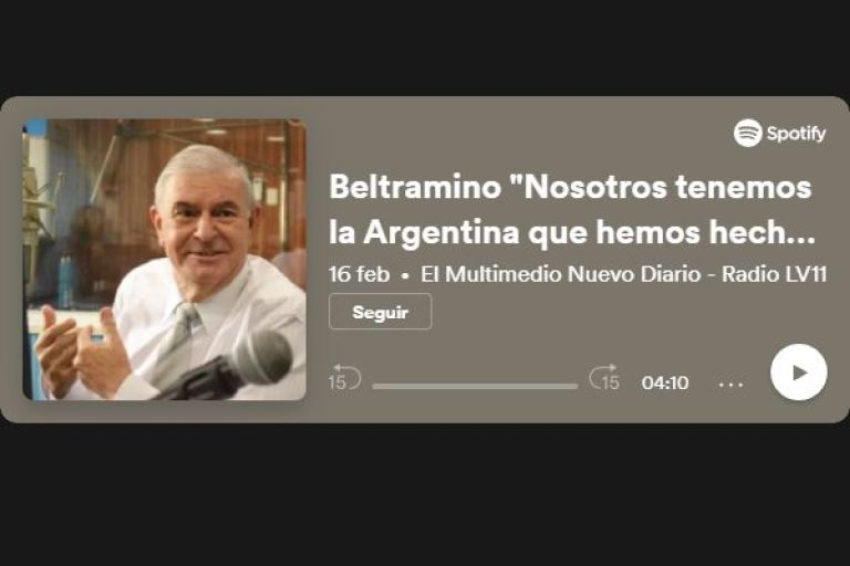 Beltramino "Nosotros tenemos la Argentina que hemos hecho en estos 200 años" 2 Beltramino "Nosotros tenemos la Argentina que hemos hecho en estos 200 años"
