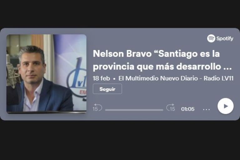 Nelson Bravo: “Santiago es la provincia con más desarrollo turístico en los últimos años”