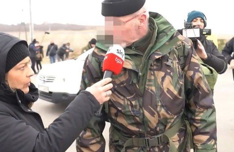 El voluntario, llegó a la ciudad polaca de Medyka este martes. Foto: Captura video.