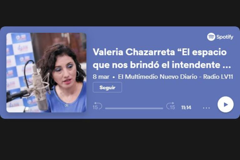 Valeria Chazarreta: “El espacio que nos brindó el intendente a las mujeres fue muy importante”