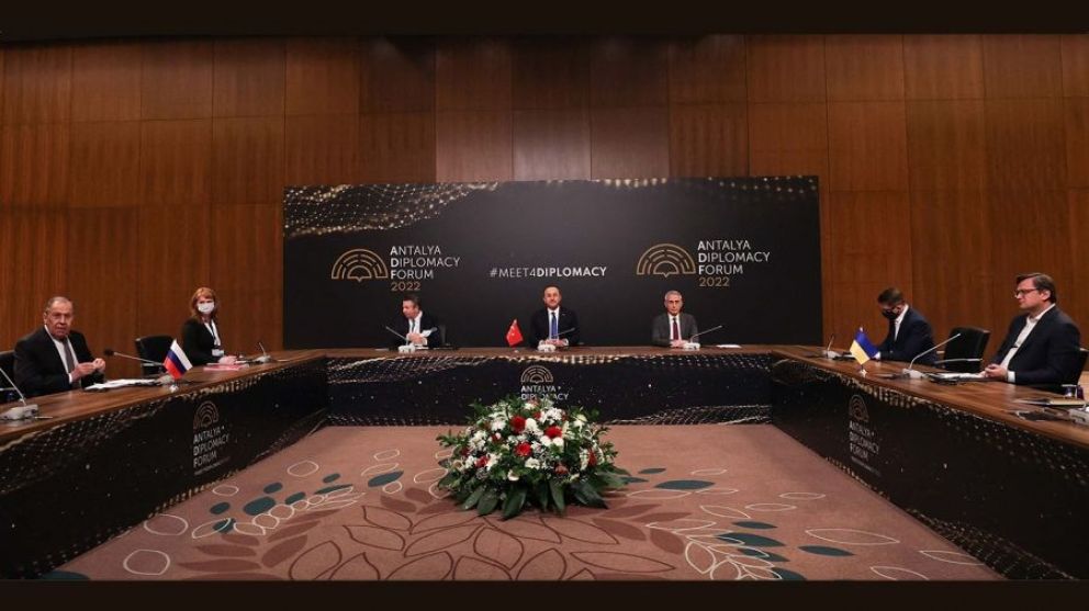 Los cancilleres de Rusia y Ucrania se reunieron este jueves. Foto:AFP