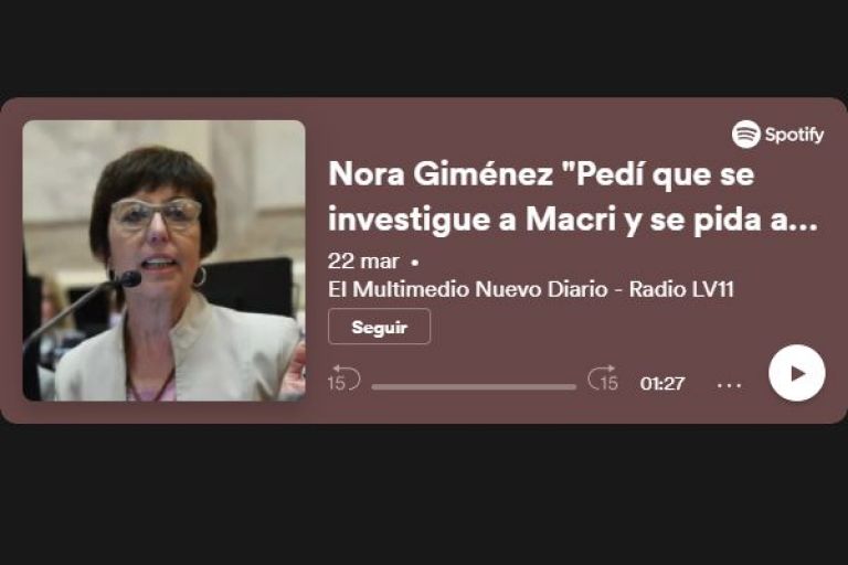 Nora Giménez: "Pedí que se investigue a Macri y que el Fondo revise el crédito que le dio"