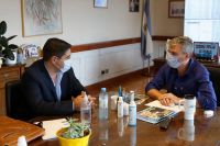 Bernasconi se reunió con el Ministro de Desarrollo Social de la Nación, Juan Zavaleta