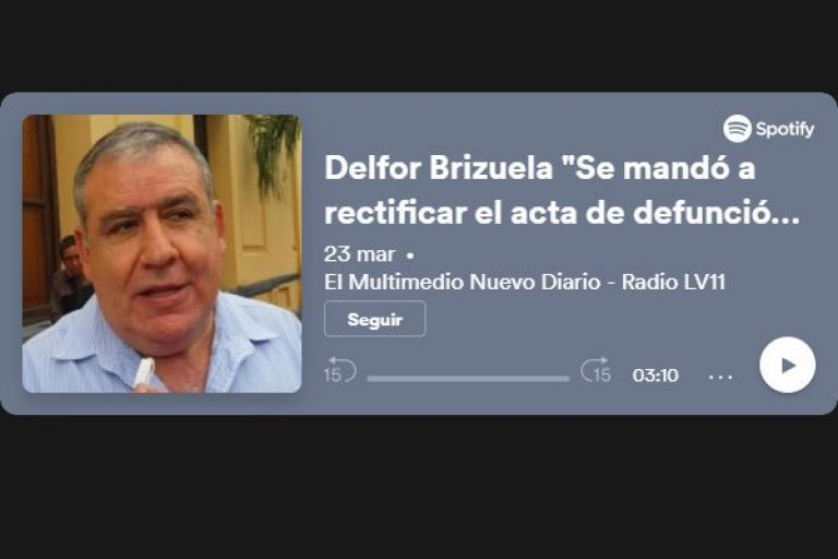 Delfor Brizuela: "Se corrigió el acta de Angelelli, asesinado por el terrorismo de Estado"