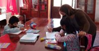 Implementaron clases de apoyo para niños de la ciudad de Pinto