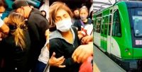 Una mujer descubrió a su esposo con la amante en el Metro: “Ella va a pagar las lágrimas de mis hijos” [VIDEO]