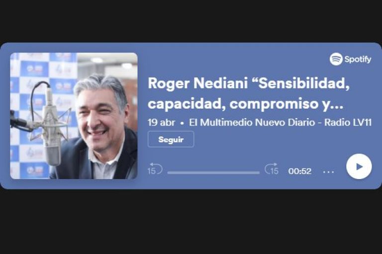 Roger Nediani: “Sensibilidad, capacidad, compromiso y transparencia son características fundamentales para un buen intendente”