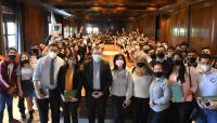 El gobernador recibió la visita de alumnos de cuatro instituciones del interior provincial